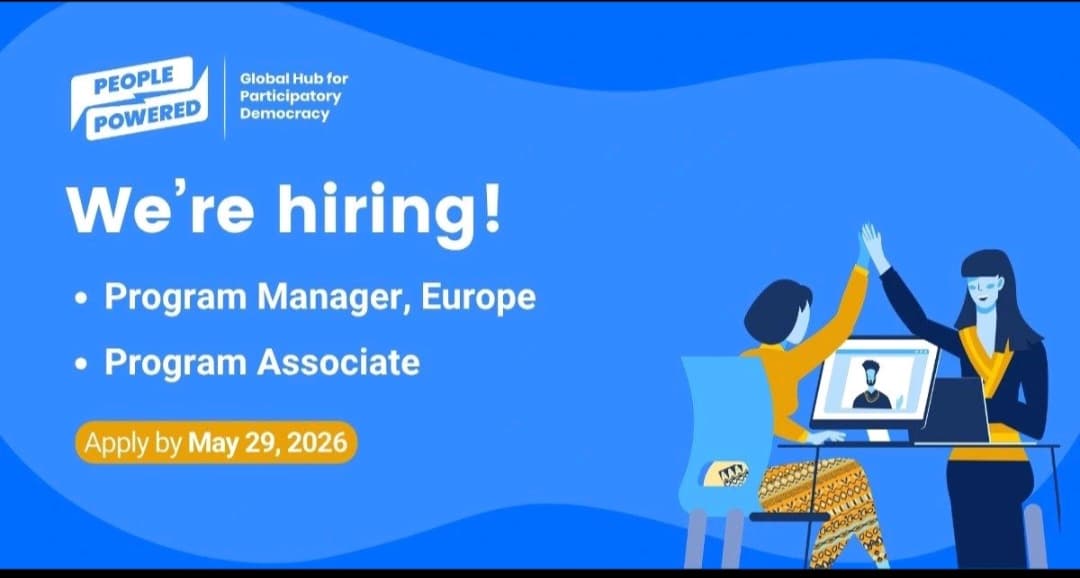 Join People Powered: Program Manager Europe & Global Program Associate – Drive Democratic Innovation