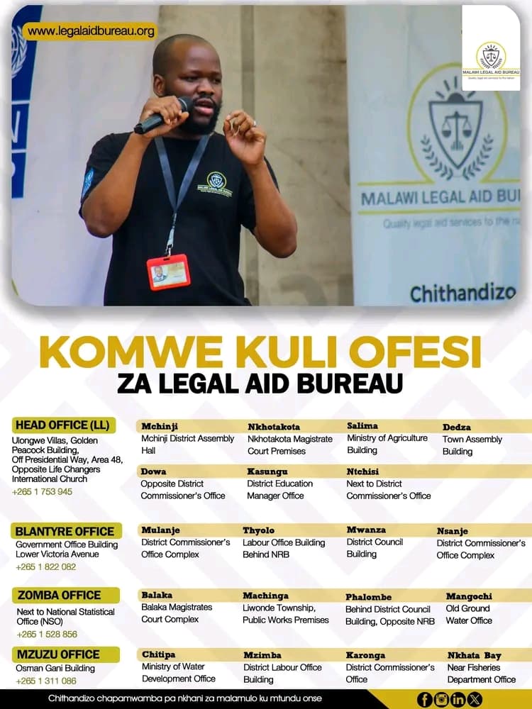 LEGAL AID BUREAU OFFICES NATIONWIDE
