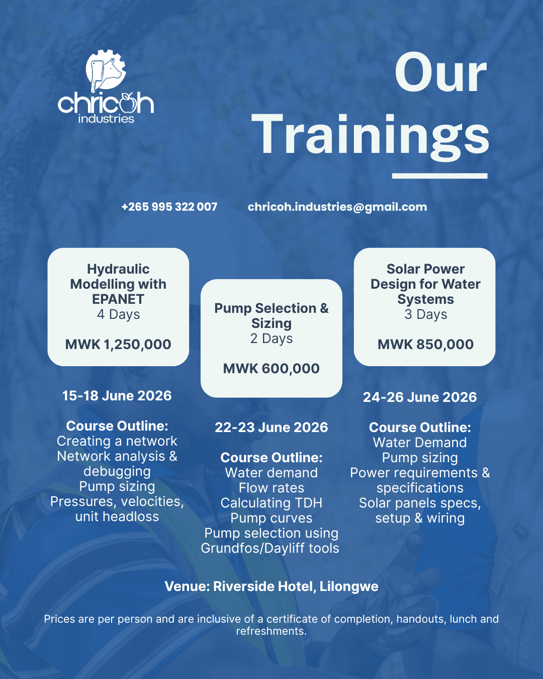 Upcoming Trainings (June)