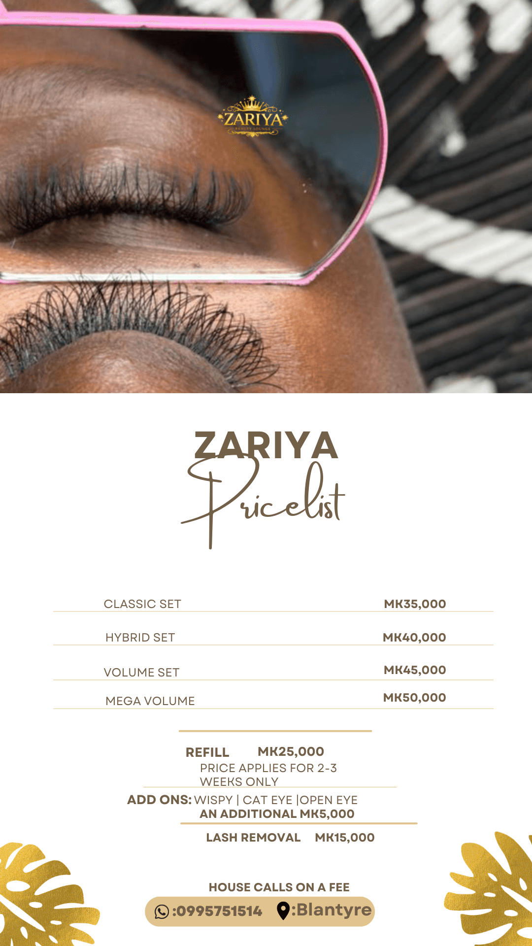Taking Lash bookings of the week